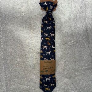 Wembley Boys' Playful Dog Print Tie